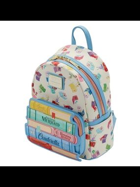 New NWT Disney Princess Books Classics Mini Backpack